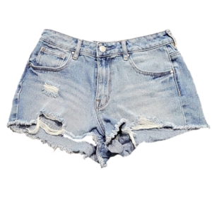Pac Sun High Rise Festival Shorts Raw hem Distressed